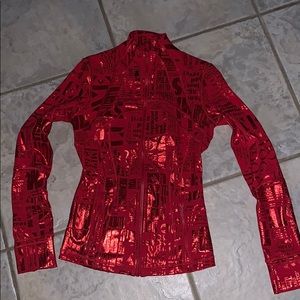 Red Lululemon Manifesto Define Jacket